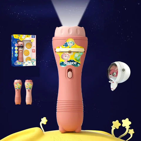 Turn On Flashlight - Kids Projection Flashlight