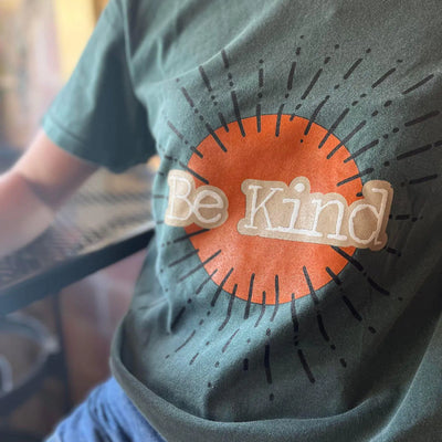 Be Kind Sonic Youth Sunburst T-Shirt: Bold and Stylish