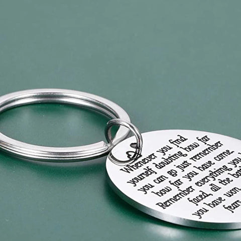 "AirTag Keychain – Encouragement Sobriety Keychain *Awareness *Inspirational *Stay Strong Gift