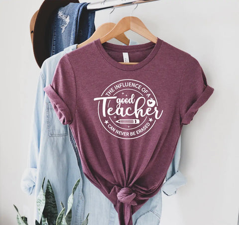 Taylor Swift Teacher Shirt: The Influence of a Good Teacher Can Never Be Erased Shirt