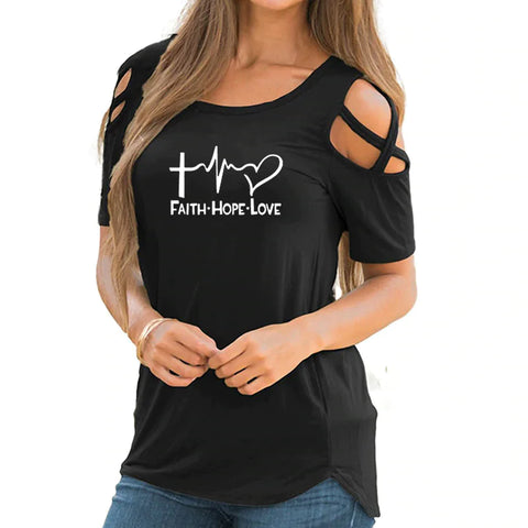 Flattering Plus Size Tops - Faith, Hope, Love Collection