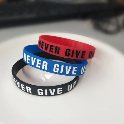 Silicone Motivational Bracelets