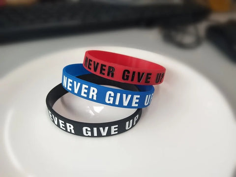 Silicone Motivational Bracelets