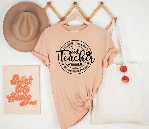 Taylor Swift Teacher Shirt: The Influence of a Good Teacher Can Never Be Erased Shirt