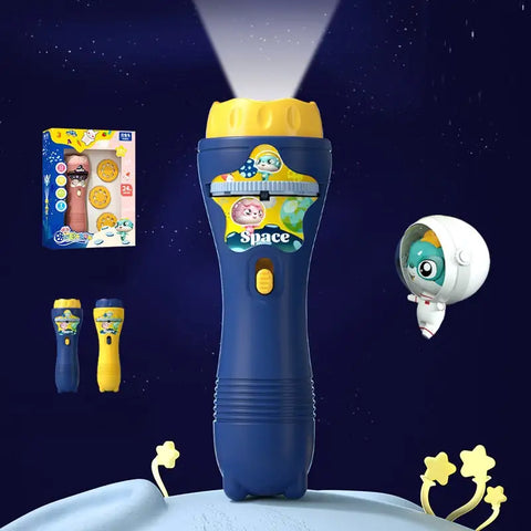 Turn On Flashlight - Kids Projection Flashlight