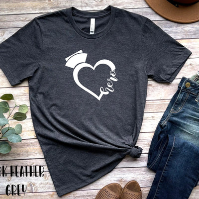 Cute Nurse Shirts: Nurse Heart Hero Shirt, Nurse Hero Shirts for Healthcare Workers