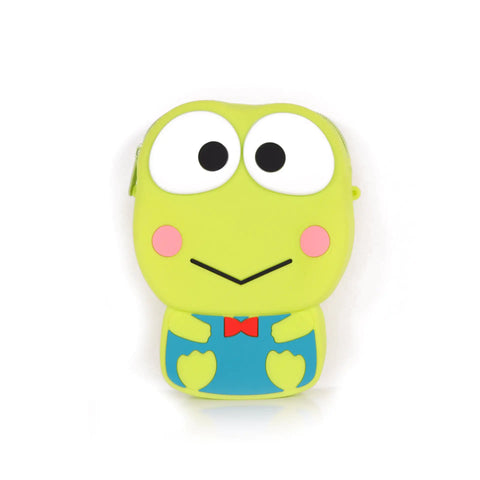 Frog Sling Bag: Ogi Mogi Toys Silicone Green Frog Shoulder Bag