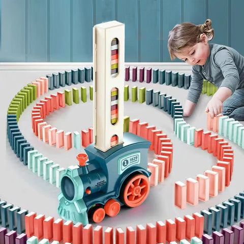 Domino Train Board Game for Kids - Automatic Fun and Excitement